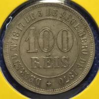ราคา No.3665208 ปี1883 BRAZIL บราซิล 100 REIS เหรียญสะสม เหรียญต่างประเทศ เหรียญเก่า หายาก ราคาถูก (19758132593)