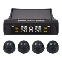 ราคา เครื่องวัดความดันลมยางพลังงานแสงอาทิตย์ไร้สายภายนอกในตัวการตรวจจับความดันยางรถ TPMS รถยนต์ไฟฟ้า Mote Car (28468745458)