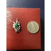 ราคา จี้มรกตล้อมเพชรแท้ทองคำขาวของเก่าของแม่ค้าเองค่ะ (3659890419)