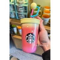 ราคา Starbucks Cup CCUP 16OZ ( 473ML ) เหลืองเกรดสแตนเลสถึงสีชมพู (24480555135)