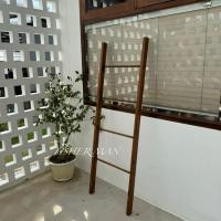 ราคา ราวพาดผ้า ราวแขวนผ้า งานไม้สัก (9331267397)