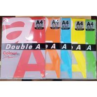 ราคา กระดาษสีA4 DoubleA 80 แกรม บรรจุ 25 แผ่น (5473396895)