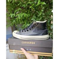 ราคา มือสอง รองเท้าconverse chuck Taylor all star leather hi blackมือสอง ไซส์40 (26055405388)