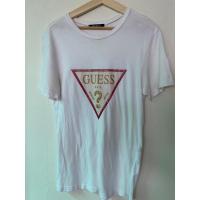 ราคา เสื้อยืดคอกลมGuessสีขาวมือสอง (23541091349)
