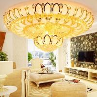 ราคา DKHS โคมไฟคริสตัลสีเหลืองห้องนั่งเล่นทรงกลมโคมไฟคริสตัลเพดานโคมไฟล็อบบี้โรงแรมLEDโคมไฟคริสตัล (29452710308)