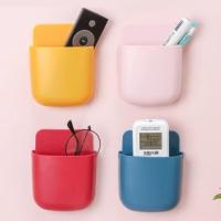 ราคา BOXกล่องเก็บของอเนกประสงค์ กล่องใส่รีโมท ใส่โทรศัพท์ มีช่องสำหรับเสียบสายชาทจ์ ไม่ต้องเจาะผนัง ใช้งานง่าย (24383351592)