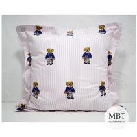 ราคา POLO RALPH LAUREN TEDDY BEAR PILLOWCASE COVER PINK STRIPE #ปลอกหมอน #ของแท้100% (23087522053)