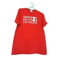 ราคา เสื้อยืดคอกลมแขนสั้นสีแดงสกรีนหน้า (17537568442)