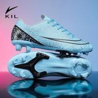 ราคา KIL-TOP【สไตล์ใหม่ จัดส่งภายใน 1-2 วัน】35-44 รองเท้าสตั๊ด รุ่น FG Soccer Shoes ชนิดหุ้มข้อ สำหรับฟุตซอล ฟุตบอล (29913954722)