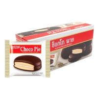 ราคา ยูโร่ ช็อกโกพาย พายสอดไส้ครีมเคลือบช็อกโกแลต 18 ก. x 12 EURO CHOCOPIE Chocolate Center 18 g x 12 (21286683252)