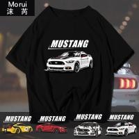 ราคา เสื้อยืดโอเวอร์ไซส์เสื้อยืดแขนสั้น ผ้าฝ้ายแท้ พิมพ์ลาย Mustang Ford Shelby สําหรับผู้ชายS-4XL (20849589216)