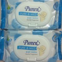 ราคา Pureen #Pure&Mild เบบี้ไวพ์ ทิชชู่เปียก (111869863)