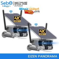 ราคา [ขายส่ง] SebO EIZEN 4K DUO PANORAMA กล้องวงจรปิดสมาร์ทไร้สายระดับ 4K บันทึกได้กว้างที่สุด 180 องศา ระบบAI ซูมตาม (24455252342)