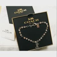 ราคา สร้อยข้อมือ Coach สีเงิน ของแท้% (1608246038)