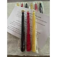 ราคา เทียนบูชามหามงคล สืบชะตา ลดเคราะห์ รับโชค 1ชุด3เล่ม(สีเหลือง/แดง/ดำ) ขนาดยาว 6นิ้ว (24326148319)