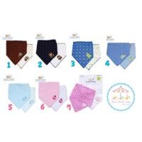 ราคา แพ็คคู่ Luvable Friends ผ้าสามเหลี่ยมกันน้ำลาย ผ้ากันเปื้อนรุ่นหนานุ่ม (315295120)