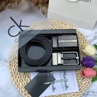 ราคา CALVIN KLEIN BELT AND BUCKLE SET เซตเข็มขัดหนังวัวแท้คุณภาพดี (12708485467)