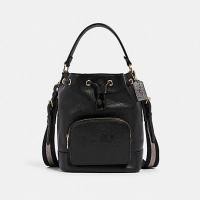 ราคา MeBrandOutlet #COACH JES DRAWSTRING BUCKET BAG WITH HORSE AND CARRIAGE (COACH #1898) #ทรงขนมจีบ (26874560758)