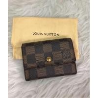 ราคา กระเป๋า LV card wallet สภาพดี ไม่มีตำหนิหนัก (7634514535)