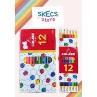 ราคา สีไม้ Colleen 2 หัว 6 แท่ง 12 สี และ colleen 12 แท่ง 12 สี (29555851695)