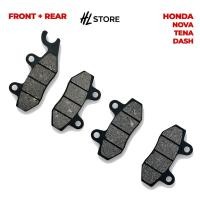 ราคา ผ้าเบรค Honda Nova Tena NSR Dash Wave100 Wave110 Sonic LS125 ด้านหน้า หลัง ชุด ฮอนด้า (27166724640)