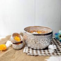 ราคา สลุง จัดชุด สำหรับรดน้ำดำหัว 1 ชุด ได้ 3 ใบ 8.5 นิ้ว 1 ใบ , 3 นิ้ว 2 ใบ ขันเงินอลูมิเนียม (25341326173)