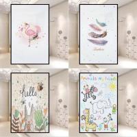 ราคา สติกเกอร์ฟิล์มกระจกใส ป้องกันแดด ลายการ์ตูนน่ารัก สําหรับติดหน้าต่าง (22945118430)