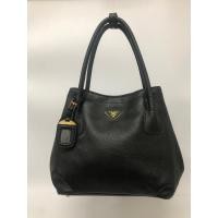 ราคา กระเป๋ามือสอง PRADA MILANO หนังแท้ สีดำ อะไหล่ทอง ขนาด 11 นิ้ว พร้อม (23426248650)