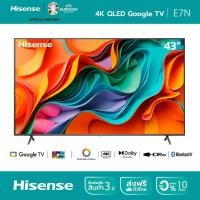 ราคา Hisense TV รุ่น 43E7N / 4K QLED Google TV / Quantum Dot / HSR / Dollby Atmos Hand-Free Voice Control Netflix Youtube (27209644336)