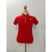 ราคา พร้อมส่ง! เสื้อโปโล J&T เสื้อพนักงาน เจแอนด์ที สีแดง ผ้าโพลิเมเลอร์ ไซส์ s (11068978169)