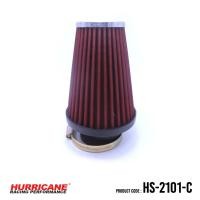 ราคา HURRICANE กรองเปลือยผ้าแดง ( ทรงกรวย ) ( ฐาน 4.5" สูง 9" ปาก 2.5" ) HS-2101-C (Gen2) (29574799957)