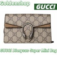 ราคา สินค้าขายดี กุชชี่ Gucci Dionysus GG Supreme Super Mini Bag กระเป๋าสะพายเดี่ยวกระเป๋าสะพาย Gucci จร (25291307912)