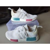 ราคา รองเท้าผ้าใบมือสองแท้ รุ่น Adidas NMD R1 Womens FX7074 White Grey Blue Hazy Rose Running Shoes สภาพดี (24858440932)
