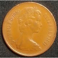 ราคา อังกฤษ (UK), ปี 1980, 1 New Pence, Queen Elizabeth II (10401924435)