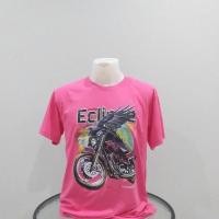 ราคา เสื้อยืดวินเทจมือหนึ่ง คอกลม แขนสั้น Size XL ผ้าคอตตอนTC สีชมพู สกรีนลาย รูปนกอินทรีย์โฉบกับช็อปเปอร์ (22415509748)