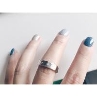 ราคา แหวนเกลี้ยง Modish ring ฝังพลอย 1 เม็ด (1470693355)