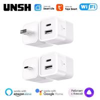 ราคา 2 in 1 Tuya สมาร์ท WiFi Micro USB Type-C Adaptor สวิทช์ 5V Mini USB Power Adaptor สมาร์ท Life Control ทํางานร่วมกับ Alexa Google Tmall Genie (28405448639)