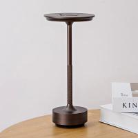 ราคา Retro Desk Lamp Aluminum Alloy Simple Decorative Lamp LED Table Lamp Dimmable Rechargeable Touch Desk Light for Restaura (26063833675)