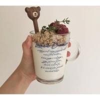 ราคา Omocha - P003 [Lavain Cookie] Print glass : แก้วอักษร (17163870174)