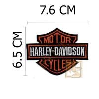 ราคา ตัวติดเสื้อ ตัวรีดเสื้อ อาร์ม Armpatch งานปักผ้า Harley Davidson Motor Cycles (4872033574)