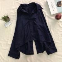 ราคา (ล้างสต็อค) เสื้อเชิ้ต ZARA คอวีสีกรม (1750392542)