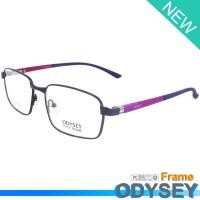 ราคา Odysey แว่นตา รุ่น 6072 C-8 สีม่วง กรอบเต็ม ขาสปริง วัสดุ สแตนเลส สตีล (สำหรับตัดเลนส์) กรอบแว่นตา Eyeglasses (3800165843)