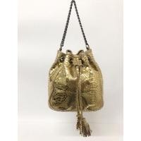 ราคา กระเป๋ามือสอง ทรงจีบ PPA PPONG (Premium Bag) หนังแท้ สีทอง ขนาด 7 นิ้วครึ่ง พร้อมส่ง (20361003867)