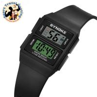 ราคา Synoke Jam Tangan elektronik กีฬาทรงสี่เหลี่ยมสำหรับนักเรียนกันน้ำ50ม. ไฟกลางคืนดีไซน์น้ำหนักเบานาฬิกาปลุกสไตล์วินเทจอิน (28357760338)