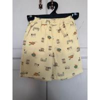 ราคา Uniqlo กางเกงขาสั้นเด็ก สี yellow ลายรถ ขนาด 110 เอวปรับขนาดได้ สินค้าใหม่ พร้อมส่ง (23279286952)