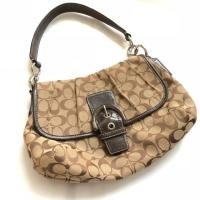 ราคา [Used] กระเป๋าสะพายข้าง coach สีน้ำตาล ของแท้ มือสอง (1890861734)