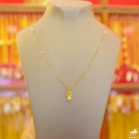 ราคา สร้อยคอทองคำแท้ จี้ปี่เซียะ เป็นทองแท้ทั้งเส้น น้ำหนัก 0.4 กรัม ซื้อยกเซตคุ้มกว่าเยอะ คุ้มสุดคุ้ม แ (26122102235)