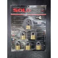 ราคา Solo กุญแจ key alike 6ตัวชุด ขนาด 40มิล ระบบลูกปืน รุ่น4507 ของแท้ (22866125081)