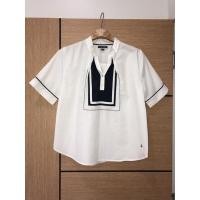 ราคา เสื้อเชิ้ตแขนสั้นยี่ห้อPORTLAND (19446783074)