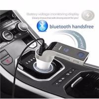 ราคา CAR-Bluetooth Car G7 Bluetooth FM Transmitter ตัวรับสัญญาณบลูทูธในรถยนต์เชื่อมต่อกับวิทยุ FM ในรถ Silver #471 (549156811)
